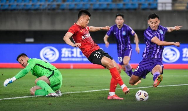 开云官网-【中超】谭龙张宇峰中框巴顿失单刀 亚泰0比0津门虎