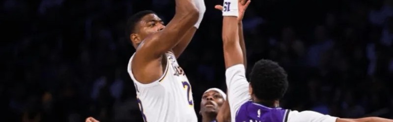 八村垒本赛季三分命中率高达44.3%，创湖人队史单赛季新纪录