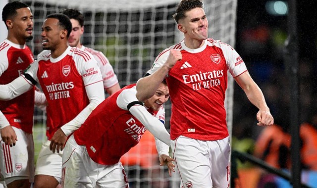 阿森纳3-2切尔西！进英联杯决赛占先机 加纳乔双响 哲凯赖什传射